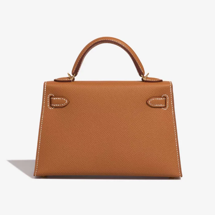 Hermès Replica Mini Kelly Epsom Gold GHW - DLF - Image 2