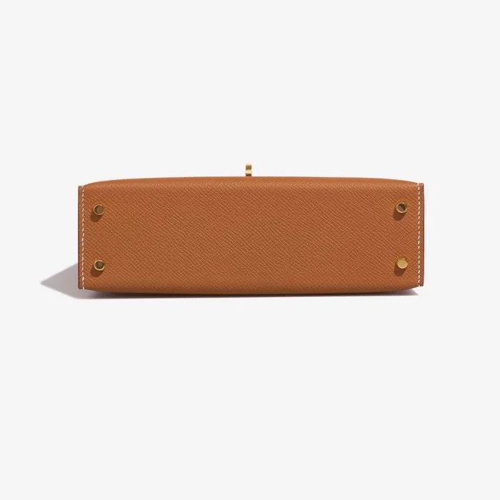 Hermès Replica Mini Kelly Epsom Gold GHW - DLF - Image 3