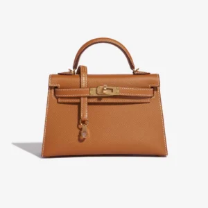 Hermès Replica Mini Kelly Epsom Gold GHW - Direct Luxury Fashion
