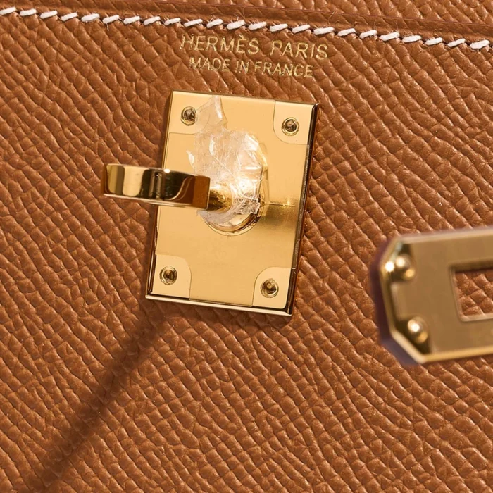 Hermès Replica Mini Kelly Epsom Gold GHW - DLF - Image 6