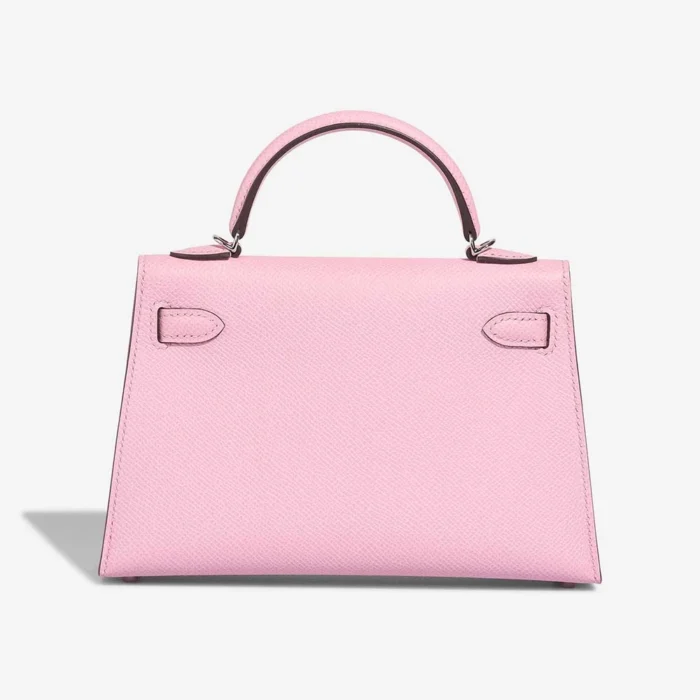 Hermès Replica Mini Kelly Epsom Mauve Sylvestre PHW - DLF - Image 2
