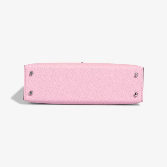 Hermès Replica Mini Kelly Epsom Mauve Sylvestre PHW - DLF - Image 3