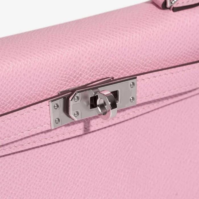 Hermès Replica Mini Kelly Epsom Mauve Sylvestre PHW - DLF - Image 7
