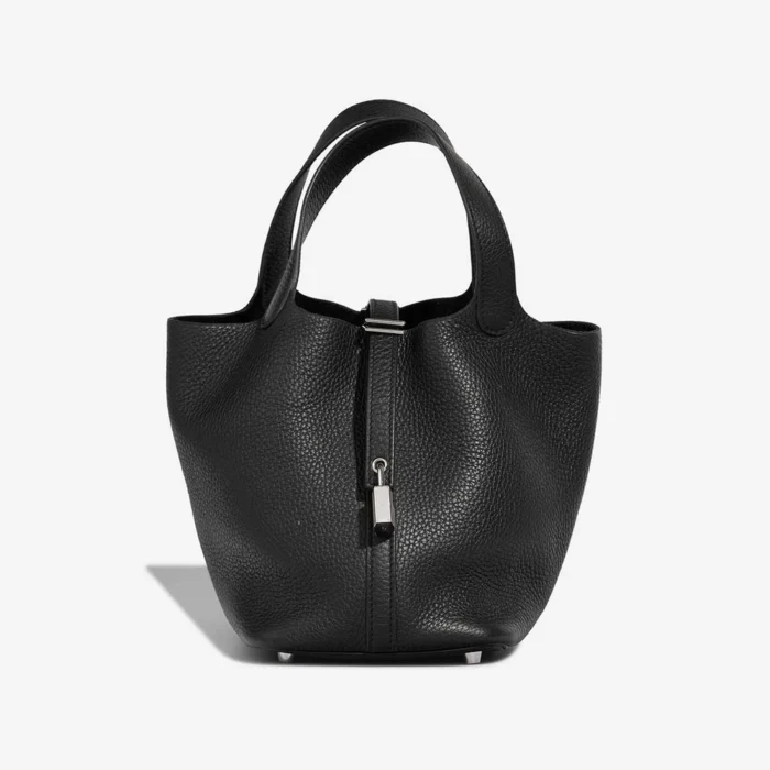 Hermès Replica Picotin 18 Clemence Black PHW - DLF