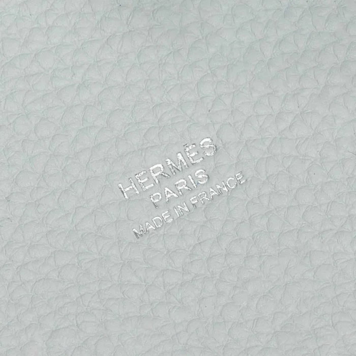 Hermès Replica Picotin 18 Clemence Blue Pale PHW - DLF - Image 6
