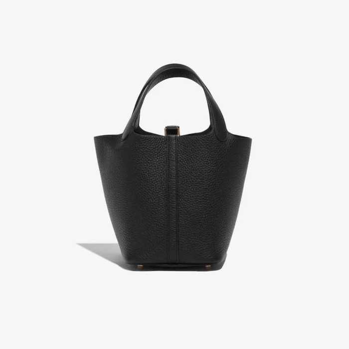 Hermès Replica Picotin 18 Taurillon Clemence Black GHW - DLF - Image 2