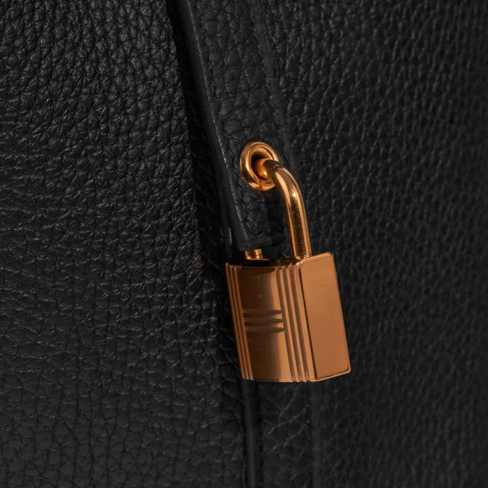 Hermès Replica Picotin 18 Taurillon Clemence Black GHW - DLF - Image 7