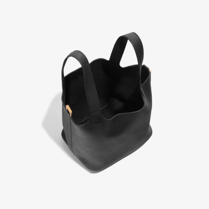 Hermès Replica Picotin 18 Taurillon Clemence Black GHW - DLF - Image 5
