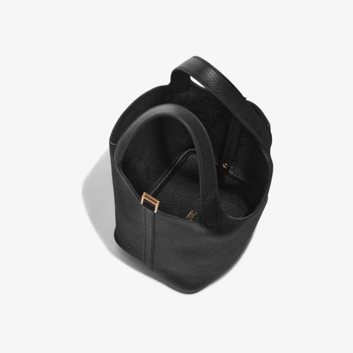 Hermès Replica Picotin 18 Taurillon Clemence Black GHW - DLF - Image 5