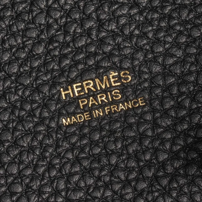 Hermès Replica Picotin 18 Taurillon Clemence Black GHW - DLF - Image 6