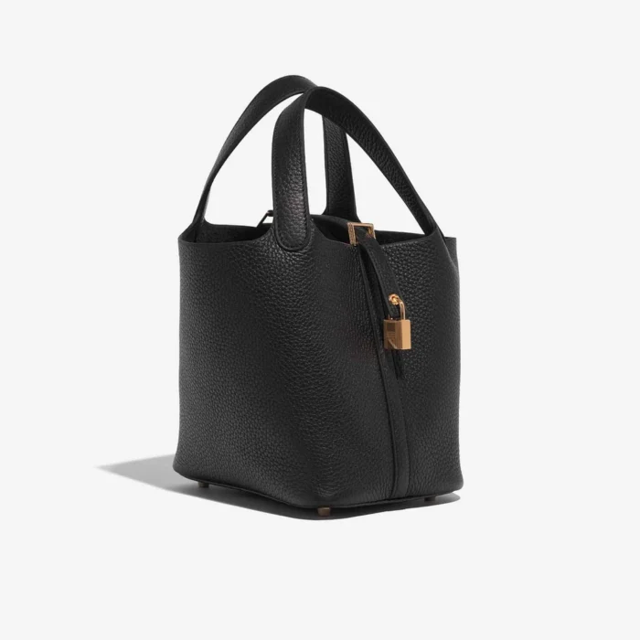 Hermès Replica Picotin 18 Taurillon Clemence Black GHW - DLF - Image 4