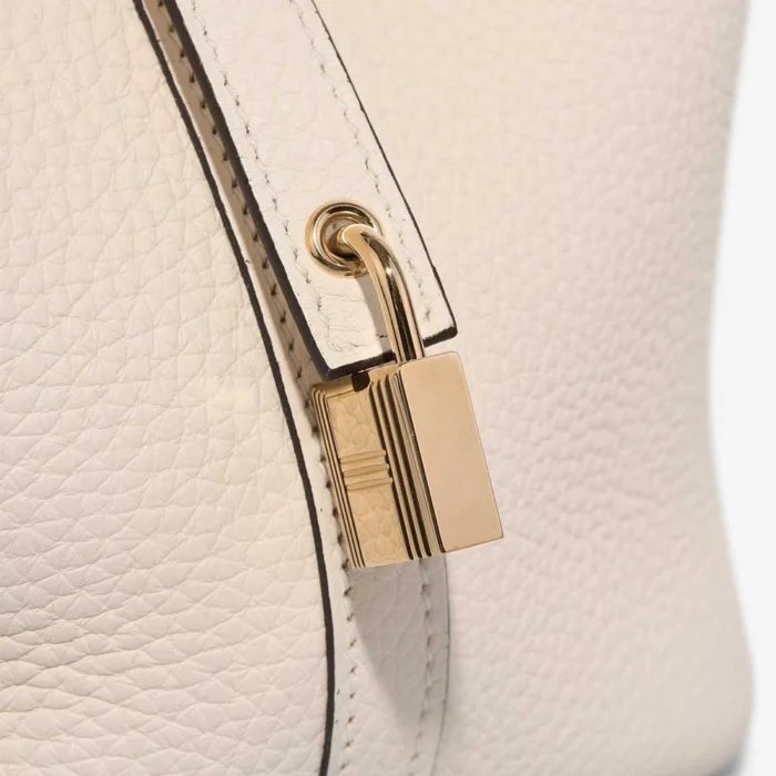 Hermès Replica Picotin 18 Taurillon Clemence Nata GHW - DLF - Image 8
