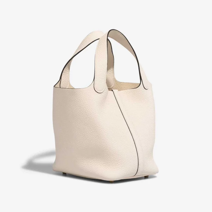 Hermès Replica Picotin 18 Taurillon Clemence Nata GHW - DLF - Image 5