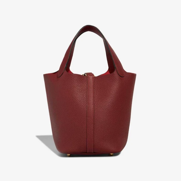 Hermès Replica Picotin 18 Taurillon Clemence Rouge H GHW - DLF - Image 3