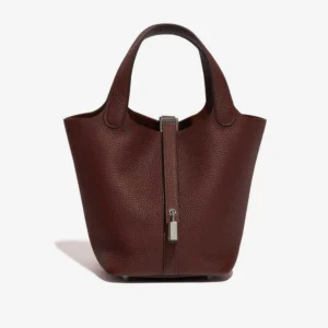 Hermès Replica Picotin 18 Clemence Rouge | Direct Luxury Fashion