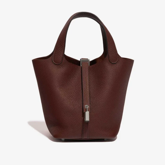 Hermès Replica Picotin 18 Clemence Rouge | Direct Luxury Fashion
