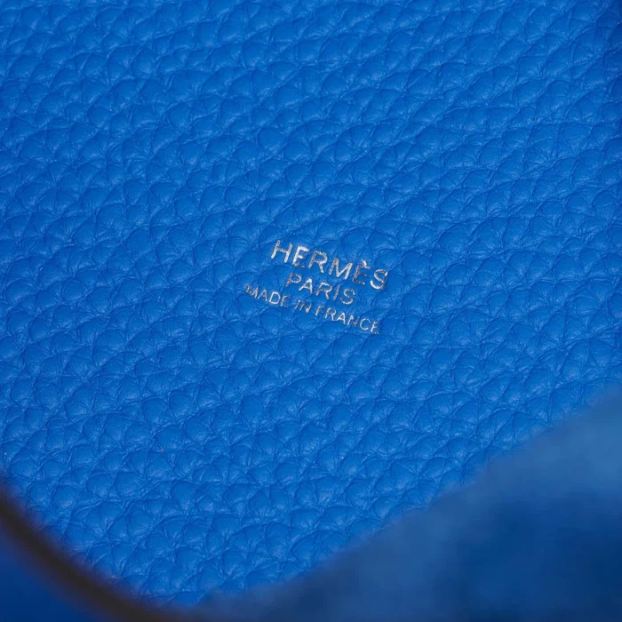 Hermès Replica Picotin 22 Taurillon Clemence Blue Hydra PHW - DLF - Image 6