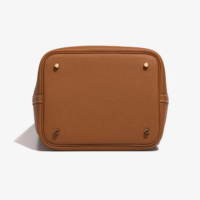 Hermès Replica Picotin 22 Taurillon Clemence Gold GHW - DLF - Image 4