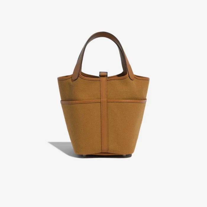 Hermès Replica Picotin Cargo 18 Canvas Sesame PHW - DLF - Image 2