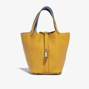 Hermès Replica Picotin Eclat 18 Jaune Ambre/Celeste PHW - DLF