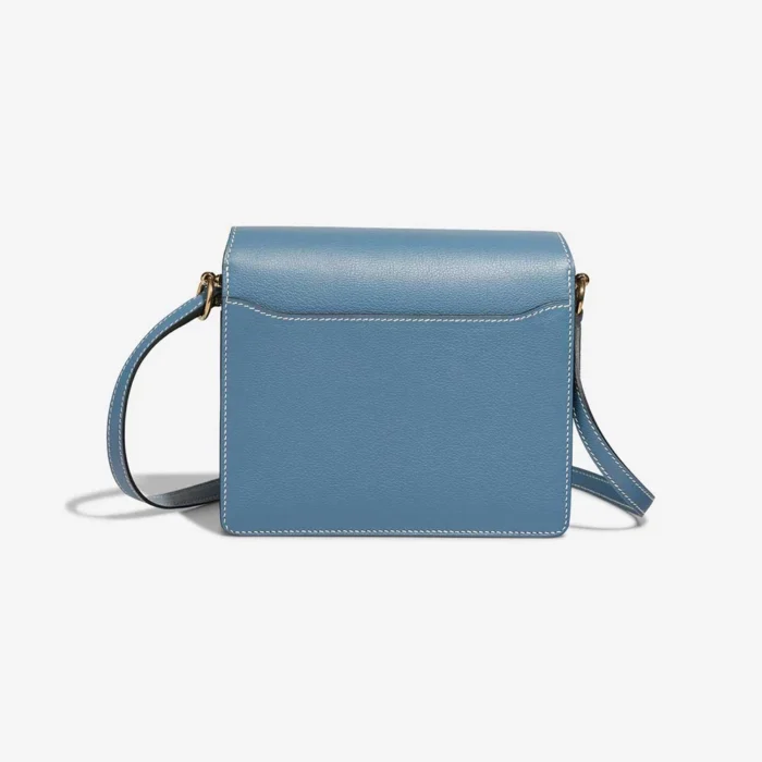 Hermès Replica Roulis 18 Evercolor Bleu Jean GHW - DLF - Image 3