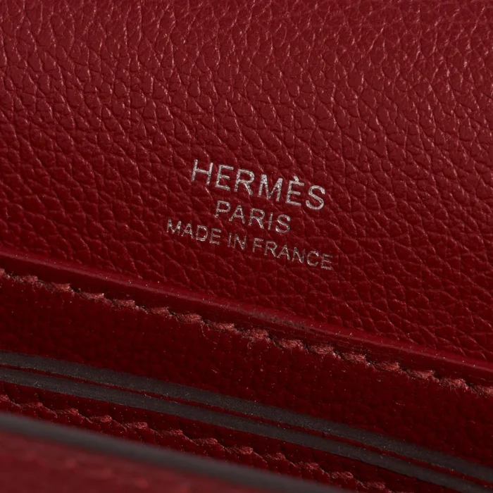 Hermès Replica Roulis 18 Evercolor Rouge Grenat PHW - DLF - Image 2