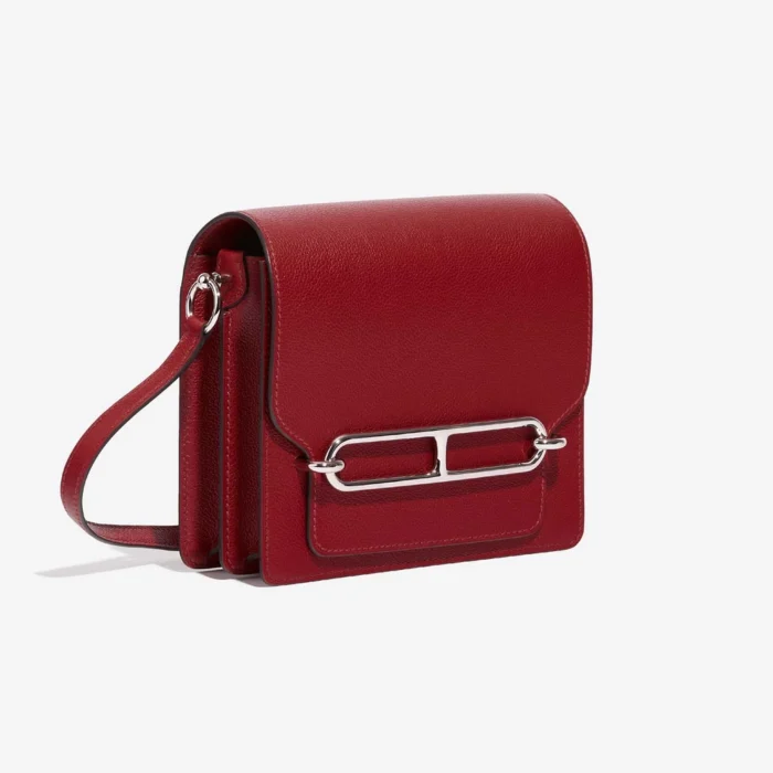 Hermès Replica Roulis 18 Evercolor Rouge Grenat PHW - DLF - Image 5