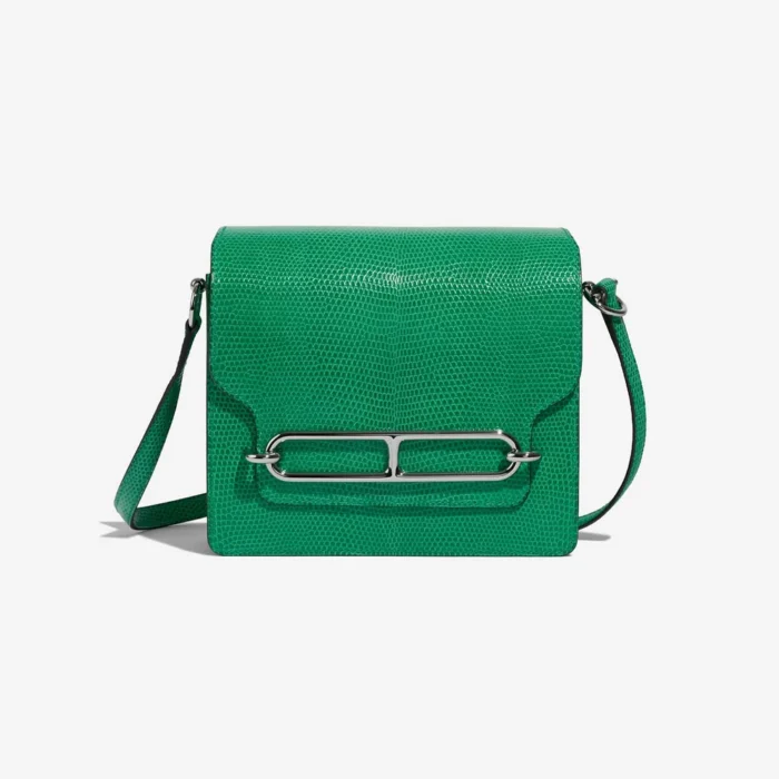 Hermès Replica Roulis 18 Lizard Vert Menthe PHW | DLF
