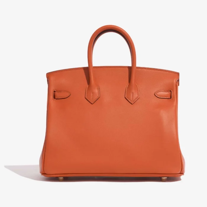 High-End Hermès Inspired Birkin 25 Swift Terre Battue GHW - Direct Luxury Fashion - Image 2