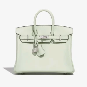 High-End Hermès Inspired Birkin 25 Swift Vert Fizz PHW – Direct Luxury Fashion