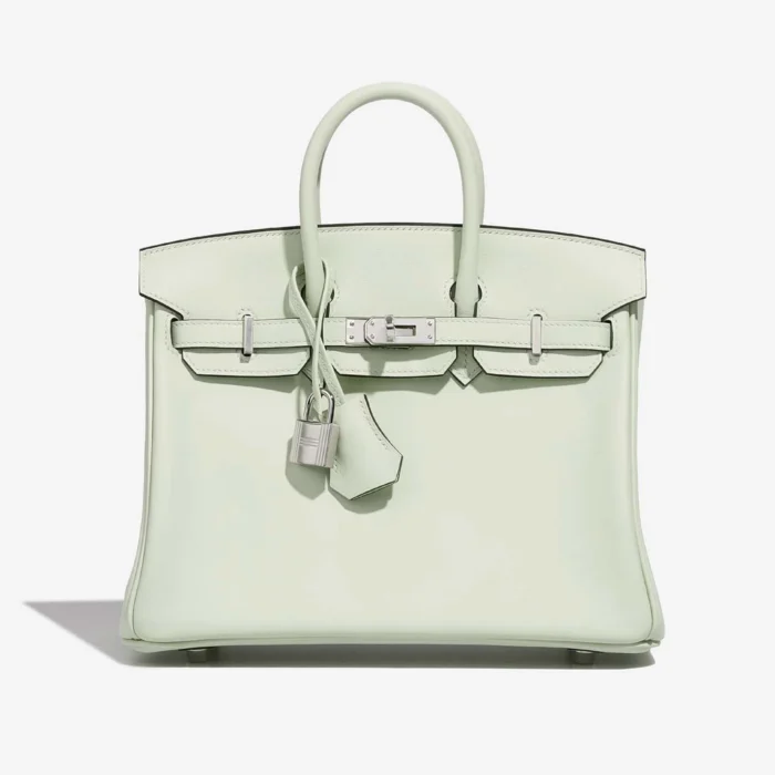 High-End Hermès Inspired Birkin 25 Swift Vert Fizz PHW – Direct Luxury Fashion