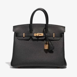 High-End Hermès Inspired Birkin 25 Togo Black GHW | DLF