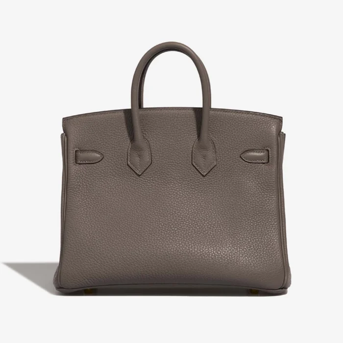 High-End Hermès Inspired Birkin 25 Togo Gris Meyer GHW - Direct Luxury Fashion - Image 2