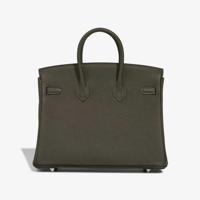 High-End Hermès Inspired Birkin 25 Togo Vert de Gris PHW - Direct Luxury Fashion - Image 2
