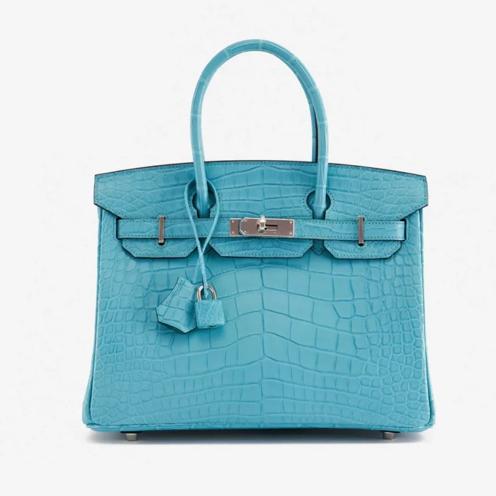 High-End Hermès Inspired Birkin 30 Alligator St Cyr PHW | DLF
