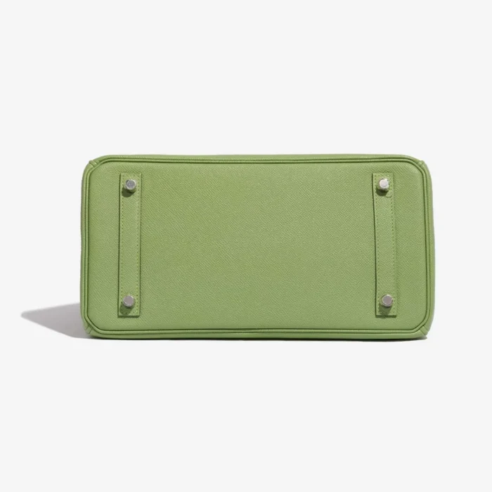 High-End Hermès Inspired Birkin 30 Epsom Vert Criquet PHW - Direct Luxury Fashion - Image 3