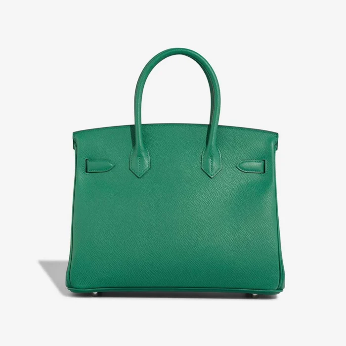 High-End Hermès Inspired Birkin 30 Epsom Vert Vertigo PHW - Direct Luxury Fashion - Image 2
