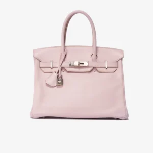 High-End Hermès Inspired Birkin 30 in Rose Dragee | DLF