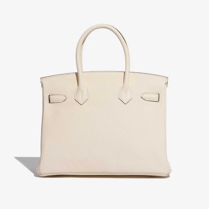 High-End Hermès Inspired Birkin 30 Taurillon Clemence Nata GHW - Direct Luxury Fashion - Image 2