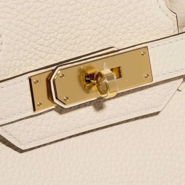 High-End Hermès Inspired Birkin 30 Taurillon Clemence Nata GHW - Direct Luxury Fashion - Image 7