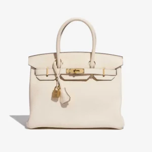 High-End Hermès Inspired Birkin 30 Nata GHW | Direct Luxury