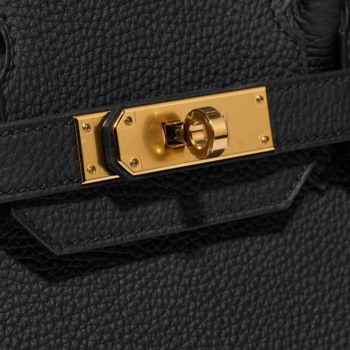High-End Hermès Inspired Birkin 30 Togo Black GHW - Direct Luxury Fashion - Image 5