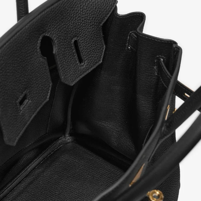 High-End Hermès Inspired Birkin 30 Togo Black GHW - Direct Luxury Fashion - Image 4