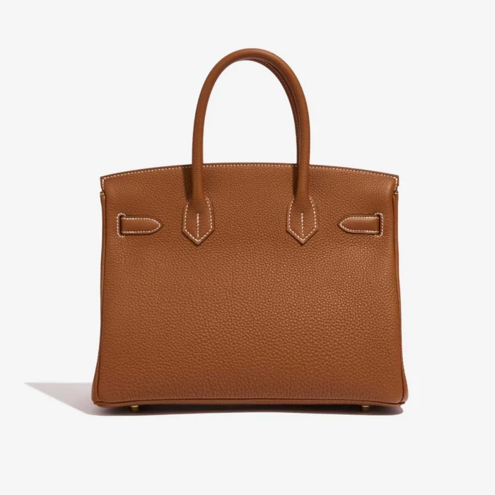 High-End Hermès Inspired Birkin 30 Togo Gold GHW - Direct Luxury Fashion - Image 2