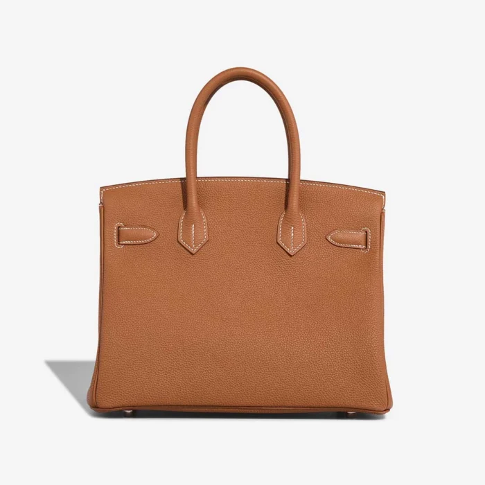 High-End Hermès Inspired Birkin 30 Togo Gold PHW - Direct Luxury Fashion - Image 2