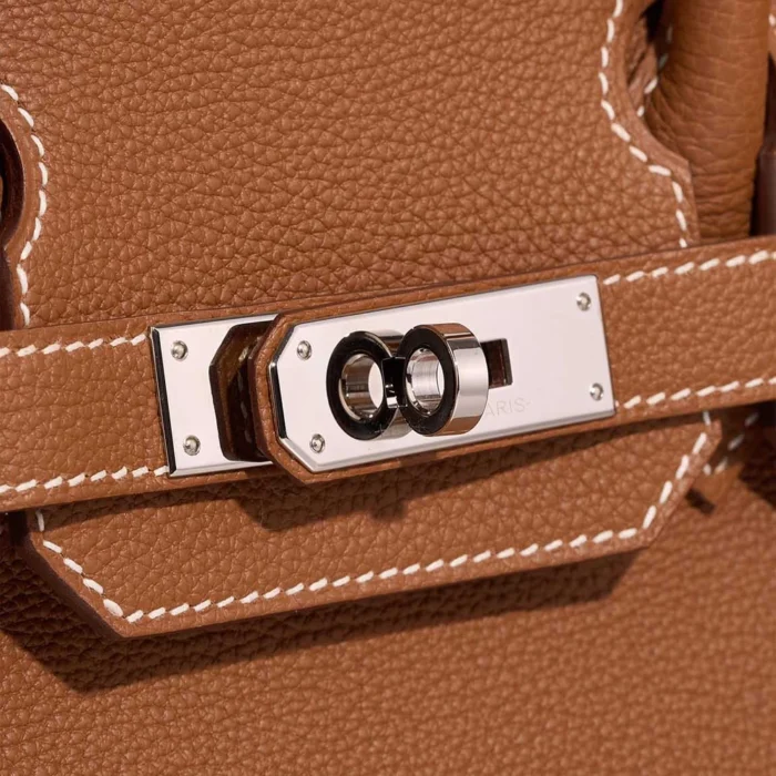 High-End Hermès Inspired Birkin 30 Togo Gold PHW - Direct Luxury Fashion - Image 7