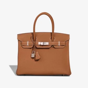 High-End Hermès Inspired Birkin 30 Togo Gold PHW - Direct Luxury Fashion