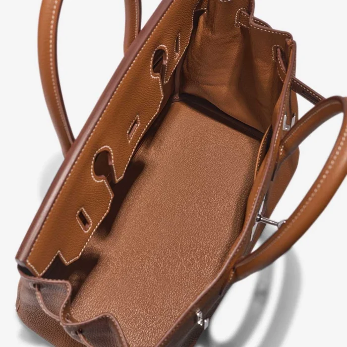 High-End Hermès Inspired Birkin 30 Togo Gold PHW - Direct Luxury Fashion - Image 5
