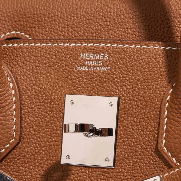 High-End Hermès Inspired Birkin 30 Togo Gold PHW - Direct Luxury Fashion - Image 6