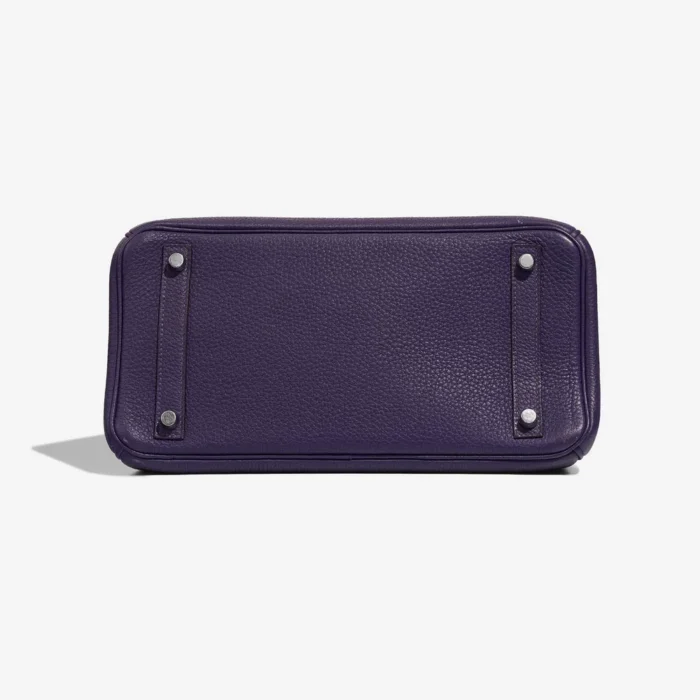 High-End Hermès Inspired Birkin 30 Togo Iris PHW - Direct Luxury Fashion - Image 3
